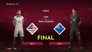 FIFA 23 - Usa vs New Zealand | FIFA World Cup Final Full Match 2022 | PS5™