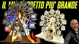 Il mio progetto piu' GRANDE!! Una ruota panoramica CON CONTATTI STRISCIANTI con ORTUR LM3