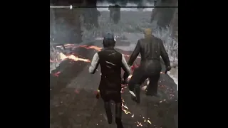 Wesker's throw range is INSANE