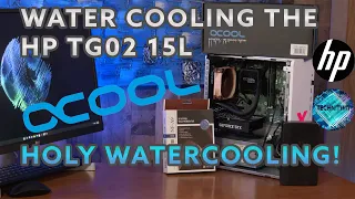 Huge Upgrade HP Victus 15L Gaming PC TG02 Water Cooling! AlphaCool AIO install 20°C Drop