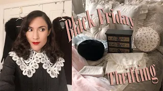 Thrift with me on Black Friday!! + Haul! | Carolina Pinglo