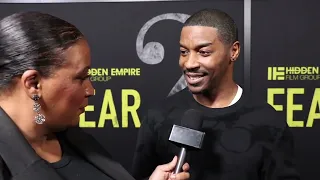 WALTER FAUNTLEROY OF BET'S 'THE OVAL' CHATS ON THE 'FEAR' MOVIE BLACK CARPET