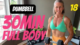 30 min Weight training at home! DUMBBELL WORKOUT full body