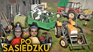 "Po Sąsiedzku" #3 [S4] FS19 ✔ Zaczynamy Hodowlę Zwierząt 🐮 Orka Nowego Pola Za Gospą ☆ MafiaSolec