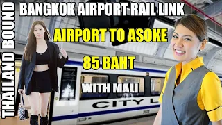 Suvarnabhumi Airport Bangkok, Rail link to Sukhumvit, Asoke BTS Station, “Cheap!”