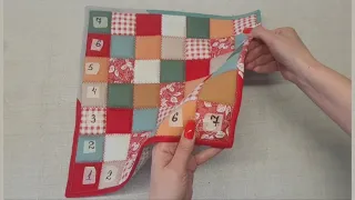 ✅ Decoration for a chair from leftover patchwork materials | DIY