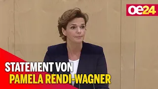 Nationalrat-Sondersitzung: Statement von Rendi-Wagner