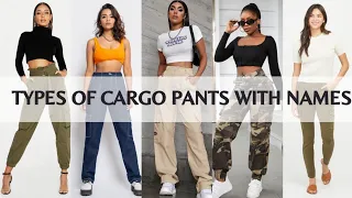 Types of Cargo Pants for Women with Names