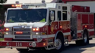 Tulsa Engine 114 Responding