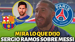 💥¡BOMBAZO!¡SERGIO RAMOS HABLÓ DE MESSI Y BARCELONA!¡NADIE ESPERABA!¡NOTICIAS DEL BARCELONA HOY!