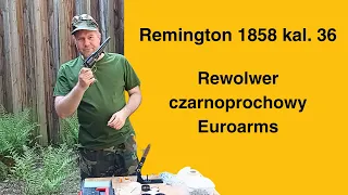 Rewolwer Remington 1858 kal. 36 - strzelanie kulą 375 i 380 oraz pociskiem Conical 375