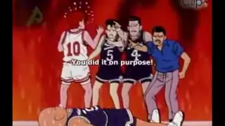 Slam Dunk anime - Sakuragi Hanamichi Killer/KO Dunk! (eng sub)