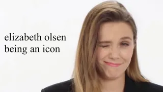 elizabeth olsen being an icon for 4 minutes straight
