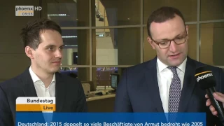 Interview im Bundestag mit Jens Spahn und Sven-Christian Kindler am 22.11.2016