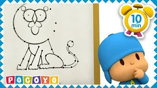 ❓ POCOYO in ENGLISH - GUESS The Animals (dot to dot) 🐱 |  EDUCATIONAL VIDEOS for kids