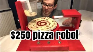 I made a $250 pizza robot