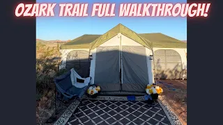 Ozark Trail 12 Person Tent Home Full Walk Through