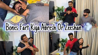 Fart Kiye Abresh Or Zeeshan Ki Bones Ne 😂 | Fokats Got Chiropractic Ajustment | Abresh & Zeeshan