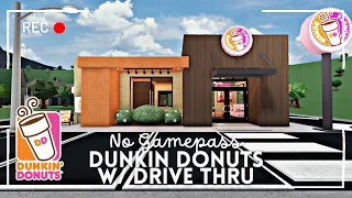 building a dunkin' donuts with the new update! bloxburg build & tour - itapixca builds