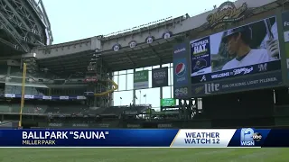 Ballpark sauna: Miller Park had some of the hottest seats in town