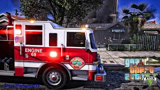 Playing GTA 5 As A FireFighter in GTA 5 ||Day 21|| GTA 5 Mod| 4K