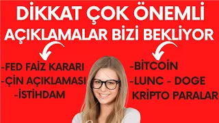 KRİPTO PARALAR İÇİN ÇOK ÖNEMLİ HAFTA #BİTCOİN #ETHEREUM #DOGE #LUNC COİN ETKİLENEBİLİR YORUM V HABER