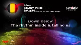 Loïc Nottet-Rhythm Inside (Belgium) Karaoke Version