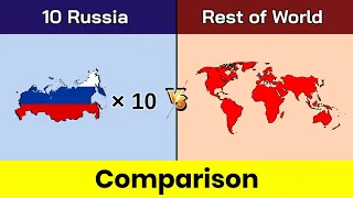 10 Russia vs Rest of World | Rest of World vs 10 Russia | 10 Russia | Comparison | Data Duck