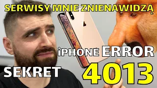 Zdradzam tajemnicę serwisów iPhone XS błąd 4013 problem z taśmą FaceID repair guide flood sensor