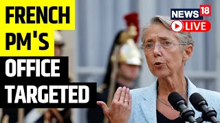 Climate Activists Spray Paint French Prime Minister Elisabeth Borne's Office | English News LIVE