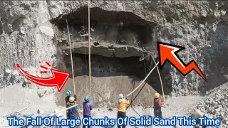 THe Fall Of Large Chunks Of Solid Sand This Time