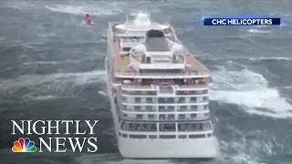 Stranded Cruise Ship Towed Safely To Norway Port After Dramatic Rescues | NBC Nightly News