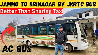 JAMMU TO SRINAGAR JKRTC BUS JOURNEY || FROM JAMMU TO BANIHAL RAILWAY STATION