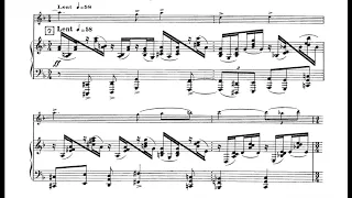 Florent Schmitt - Suite for Trumpet and Piano, Op. 133 (1955) [Score-Video]