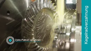 Verzahnen von spiralverzahnten Kegelrädern. TANDLER Zahnrad- und Getriebefabrik.