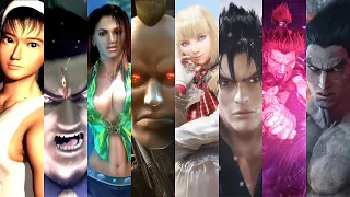 TEKKEN - All Opening Cinematics (TEKKEN 1 to TEKKEN 8) Remastered @ 4K ✔