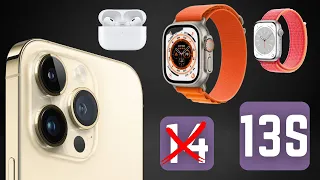 iPhone 14, Apple Watch Ultra, AirPods Pro 2, and Apple Series Watch 8.