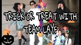 TRICK OR TREAT WITH TEAM LAYF