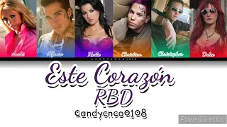 Este Corazón RBD - Letra/Tradução