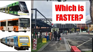 Which Is FASTER? Box Hill to the City