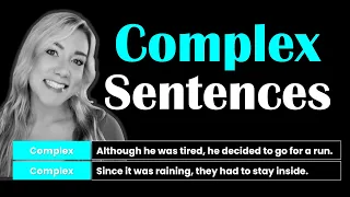 Complex Sentences in English | Sentence Structure with Subordinating Conjunctions & Relative Pronoun