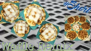 Cinnamon Roll Waffle’s #Short : Cook it & Eat it; Flash Fried