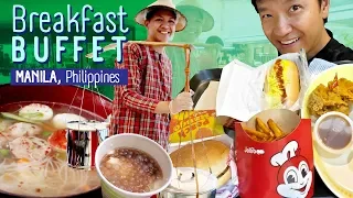 FIVE STAR Spiral BREAKFAST BUFFET & Jollibee Dinner in Manila Philippines
