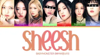 BABYMONSTER Sheesh but you are Ahyeon and Ruka (karaoke color coded)