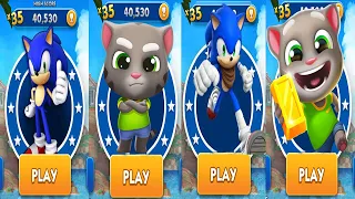 Sonic Dash vs Sonic Dash 2 Sonic Boom vs Talking Tom Gold Run vs Talking Tom Gold Run 2 Gameplay