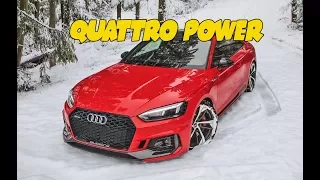 Quattro AUDI vs Snow