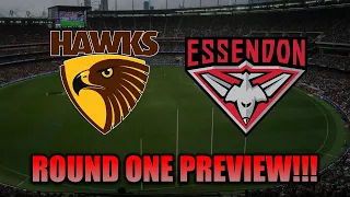 Round 1 Preview! (Vs. Hawthorn)