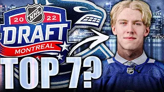 CANUCKS HAD JONATHAN LEKKERIMAKI @ 7TH OVERALL? 2022 NHL Entry Draft Top Prospects News & Rumours