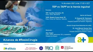 TEP vs TAPP en la hernia inguinal