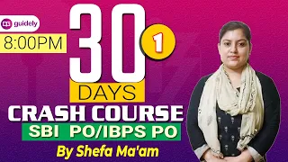 SBI  PO/IBPS PO 2021 | English | 30 Days Crash Course to Crack Exam| Day #1